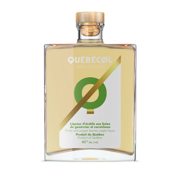 Québécøl - Maple liqueur with juniper berries and pickles "Gin aux pickles"